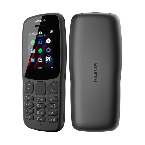 Nokia 106 Dual Sim, Preto